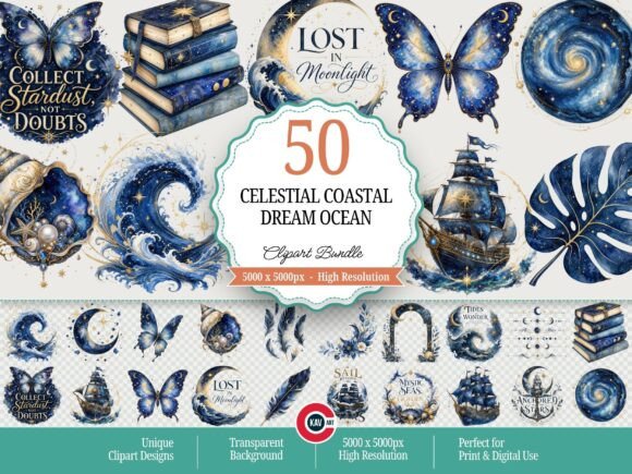 Download Celestial Coastal Dream Mystical Ocean - Mystic Collection
