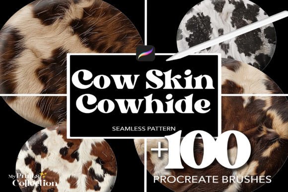 Download 100+ Procreate Skin Cow Cowhide Brushes - Brush Collection
