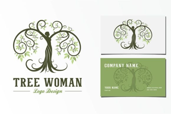 Download Tree Woman Logo Design - Woman Collection