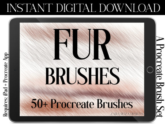 Download Procreate Fur and Hair Brush Pack - Brush Collection