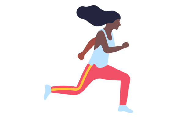 Download Running Woman. Athlete Training for Mara - Premium Resources