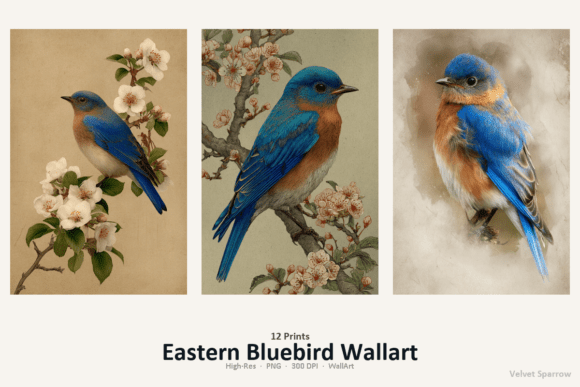 Download Eastern Bluebird Wallart - Wall Collection